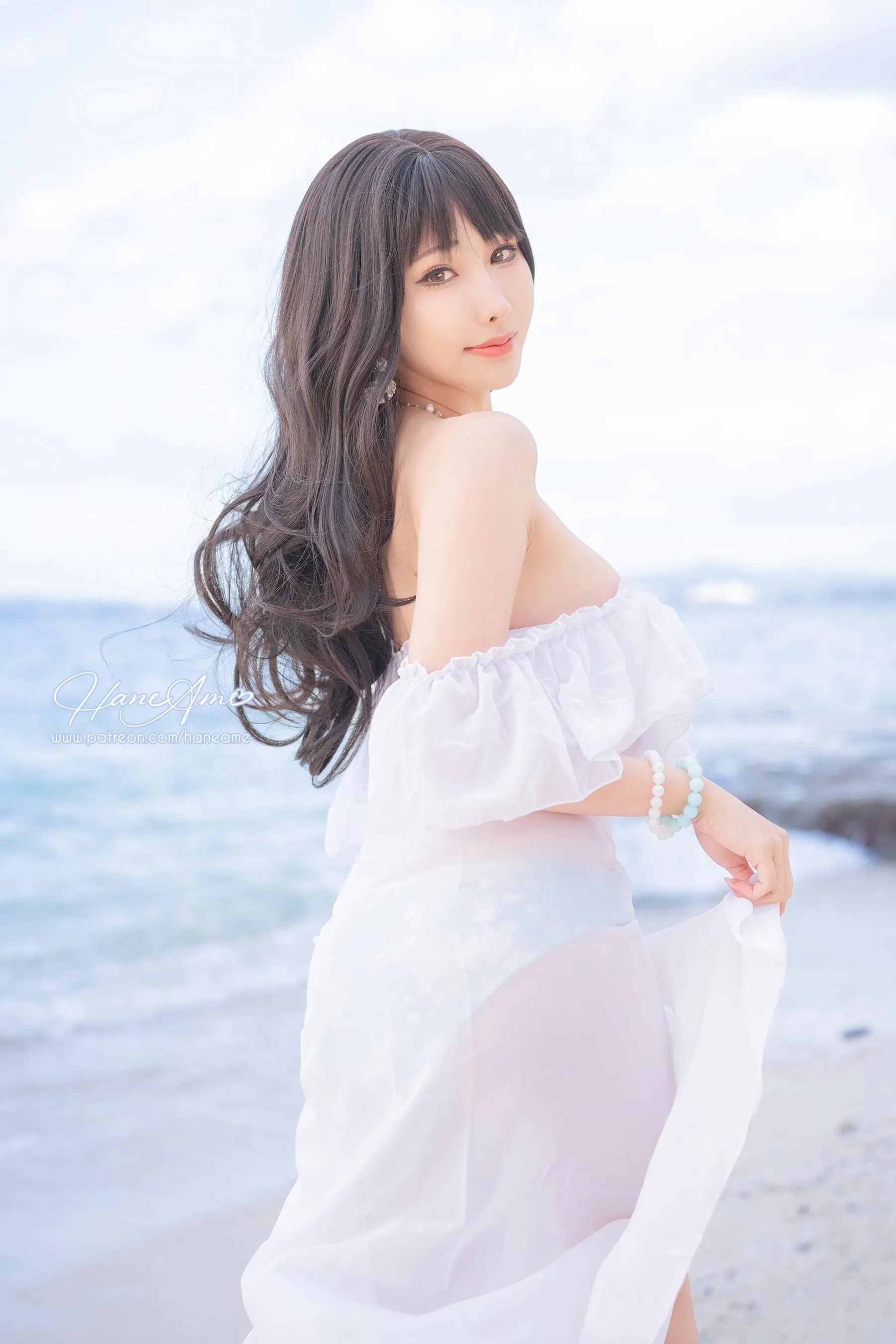 雨波_HaneAme – NO.191 2023年05月新品订阅4套视频-Original White Sand Love In Okinawa [43P]插图4